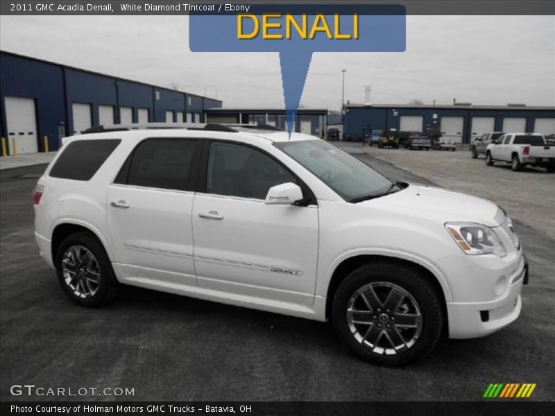 White Diamond Tintcoat / Ebony 2011 GMC Acadia Denali