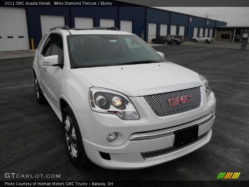 White Diamond Tintcoat / Ebony 2011 GMC Acadia Denali