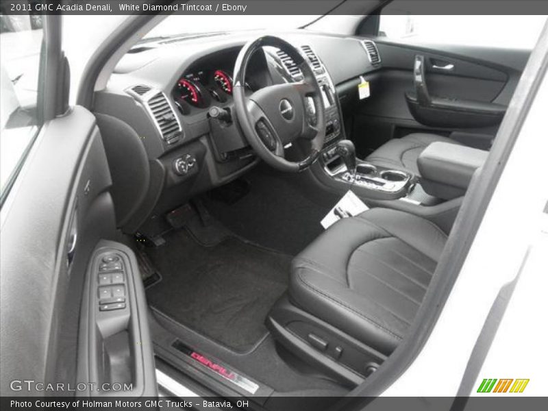  2011 Acadia Denali Ebony Interior