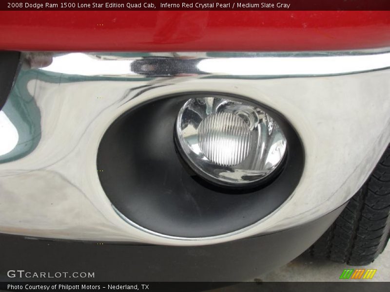 Inferno Red Crystal Pearl / Medium Slate Gray 2008 Dodge Ram 1500 Lone Star Edition Quad Cab