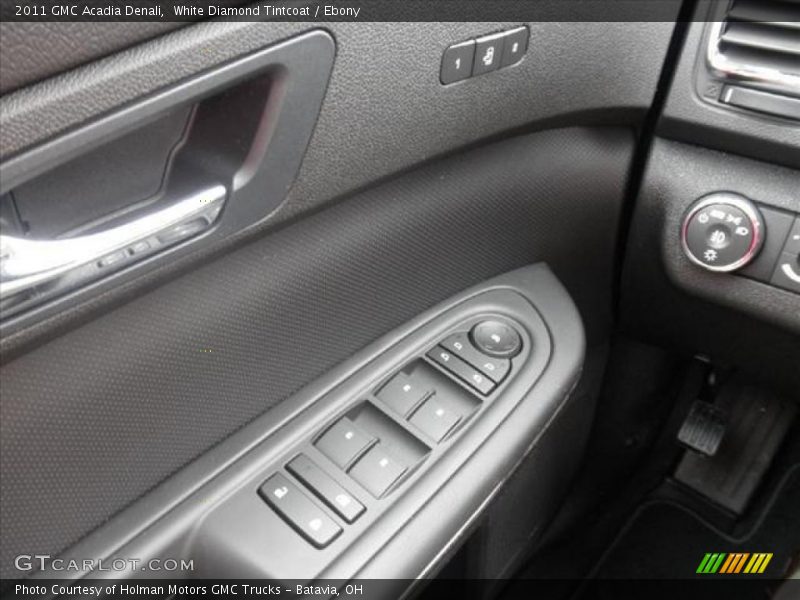 White Diamond Tintcoat / Ebony 2011 GMC Acadia Denali