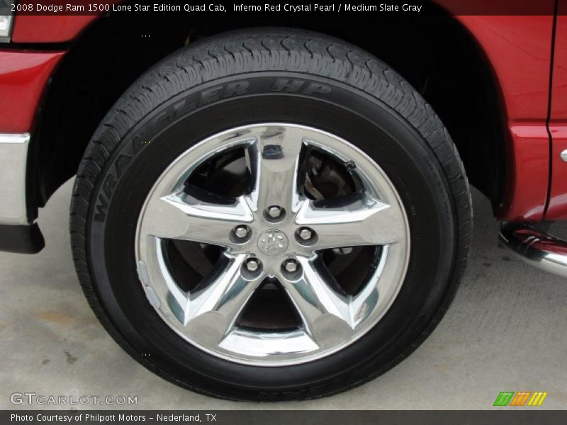 Inferno Red Crystal Pearl / Medium Slate Gray 2008 Dodge Ram 1500 Lone Star Edition Quad Cab