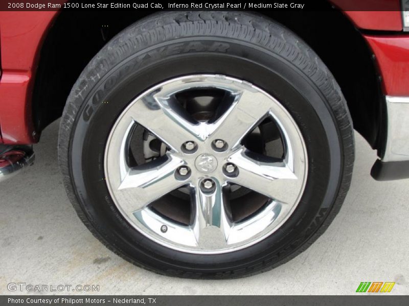 Inferno Red Crystal Pearl / Medium Slate Gray 2008 Dodge Ram 1500 Lone Star Edition Quad Cab