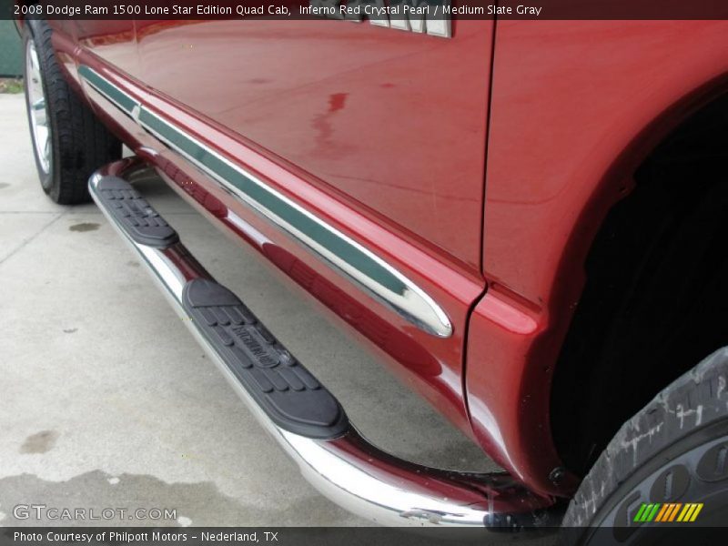 Inferno Red Crystal Pearl / Medium Slate Gray 2008 Dodge Ram 1500 Lone Star Edition Quad Cab