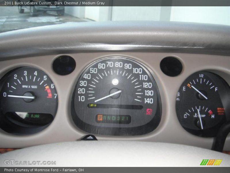 Dark Chestnut / Medium Gray 2001 Buick LeSabre Custom