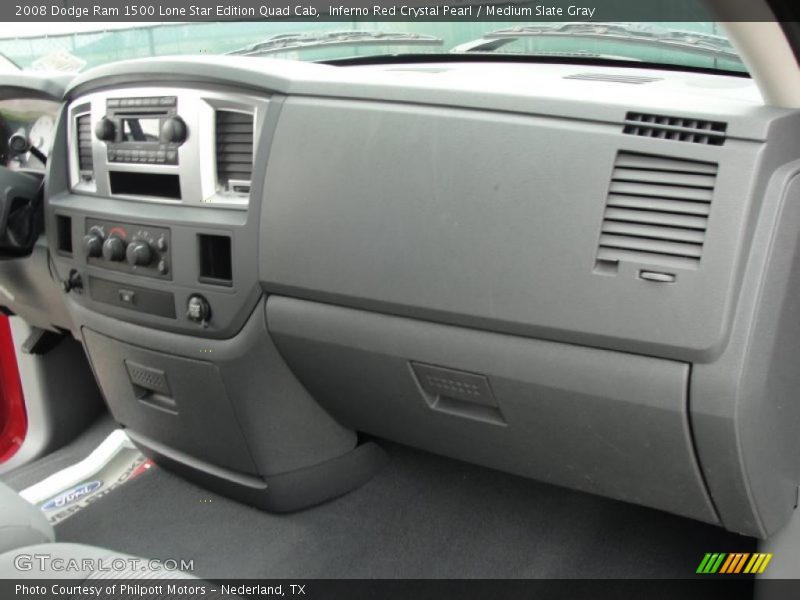 Inferno Red Crystal Pearl / Medium Slate Gray 2008 Dodge Ram 1500 Lone Star Edition Quad Cab