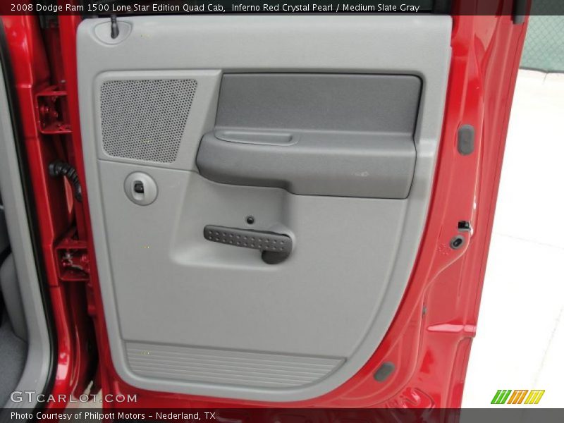 Inferno Red Crystal Pearl / Medium Slate Gray 2008 Dodge Ram 1500 Lone Star Edition Quad Cab