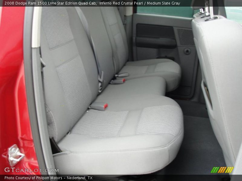 Inferno Red Crystal Pearl / Medium Slate Gray 2008 Dodge Ram 1500 Lone Star Edition Quad Cab