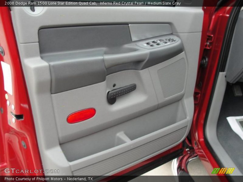 Inferno Red Crystal Pearl / Medium Slate Gray 2008 Dodge Ram 1500 Lone Star Edition Quad Cab