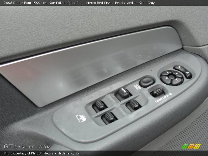 Inferno Red Crystal Pearl / Medium Slate Gray 2008 Dodge Ram 1500 Lone Star Edition Quad Cab