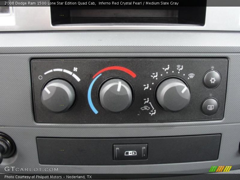 Inferno Red Crystal Pearl / Medium Slate Gray 2008 Dodge Ram 1500 Lone Star Edition Quad Cab
