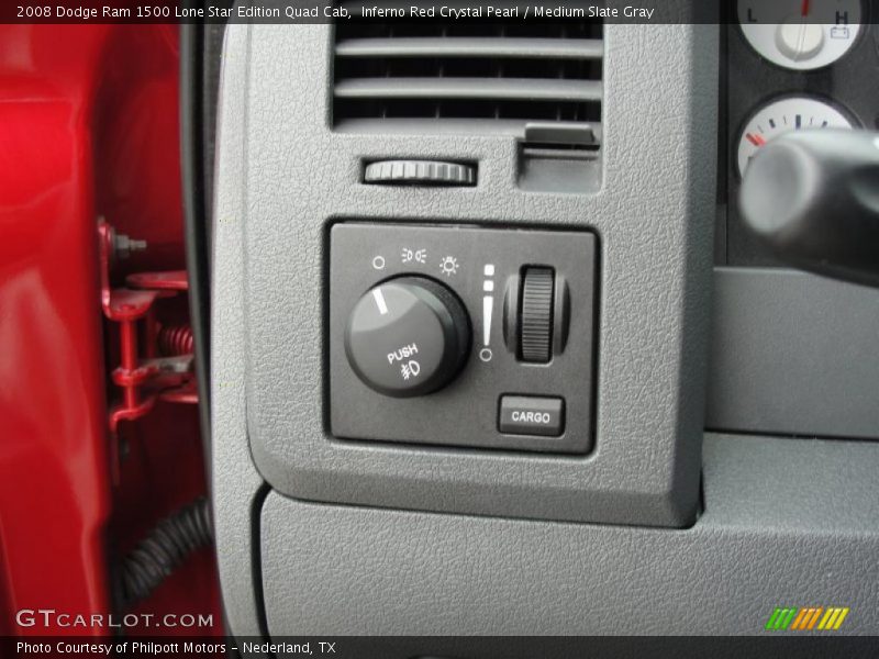 Inferno Red Crystal Pearl / Medium Slate Gray 2008 Dodge Ram 1500 Lone Star Edition Quad Cab