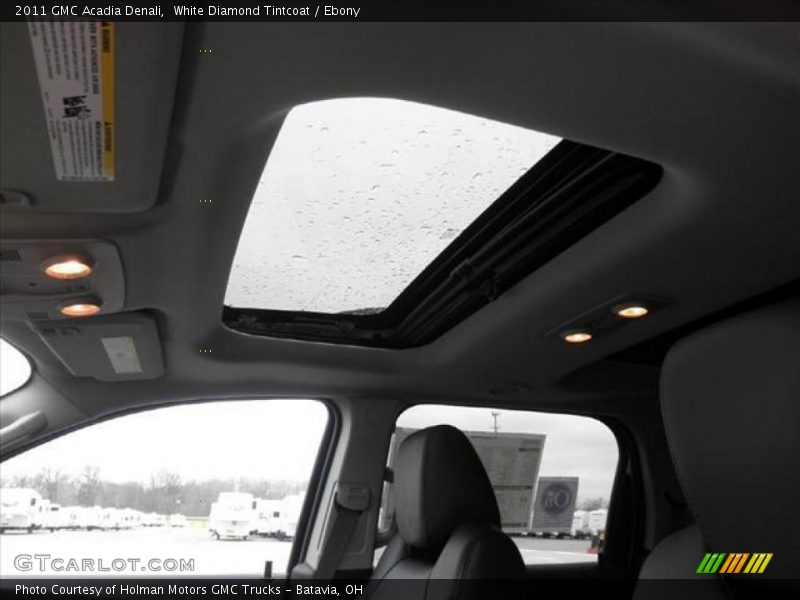 White Diamond Tintcoat / Ebony 2011 GMC Acadia Denali