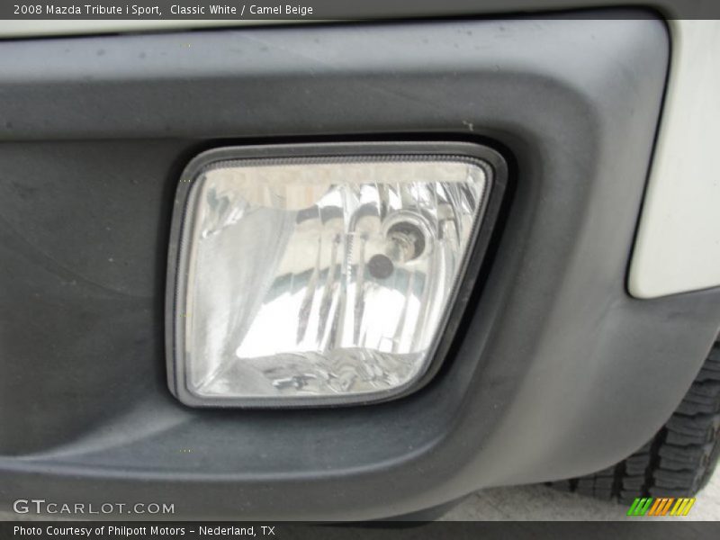 Classic White / Camel Beige 2008 Mazda Tribute i Sport