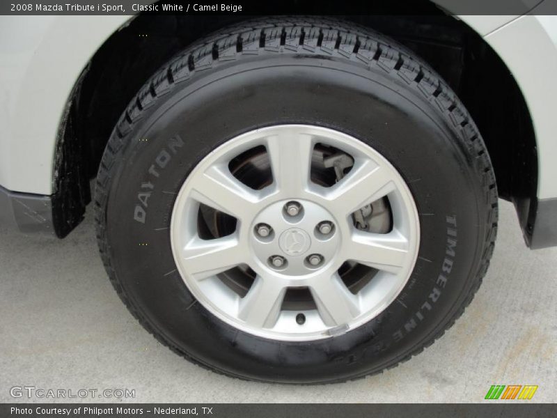 Classic White / Camel Beige 2008 Mazda Tribute i Sport
