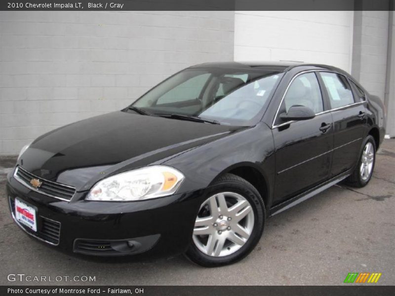 Black / Gray 2010 Chevrolet Impala LT