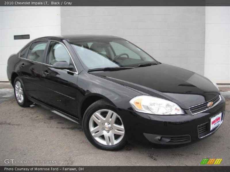Black / Gray 2010 Chevrolet Impala LT