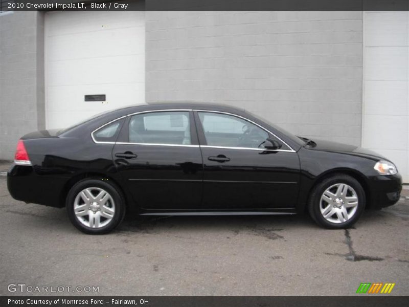 Black / Gray 2010 Chevrolet Impala LT