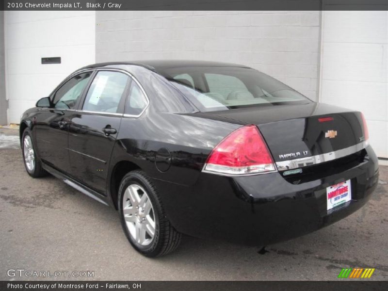 Black / Gray 2010 Chevrolet Impala LT