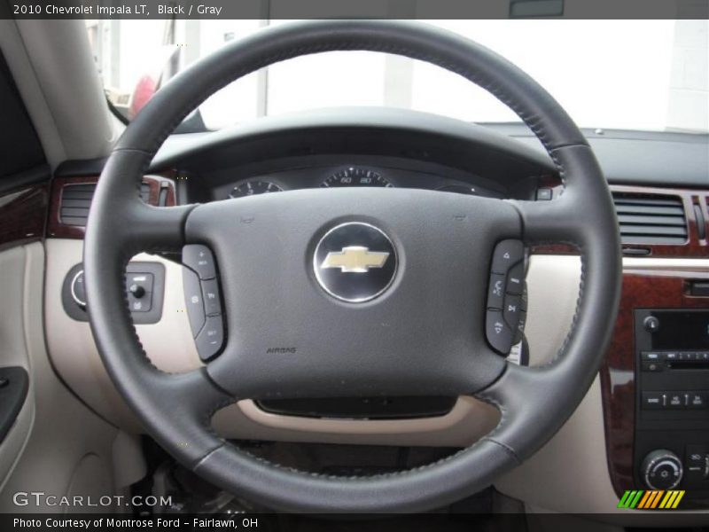 Black / Gray 2010 Chevrolet Impala LT