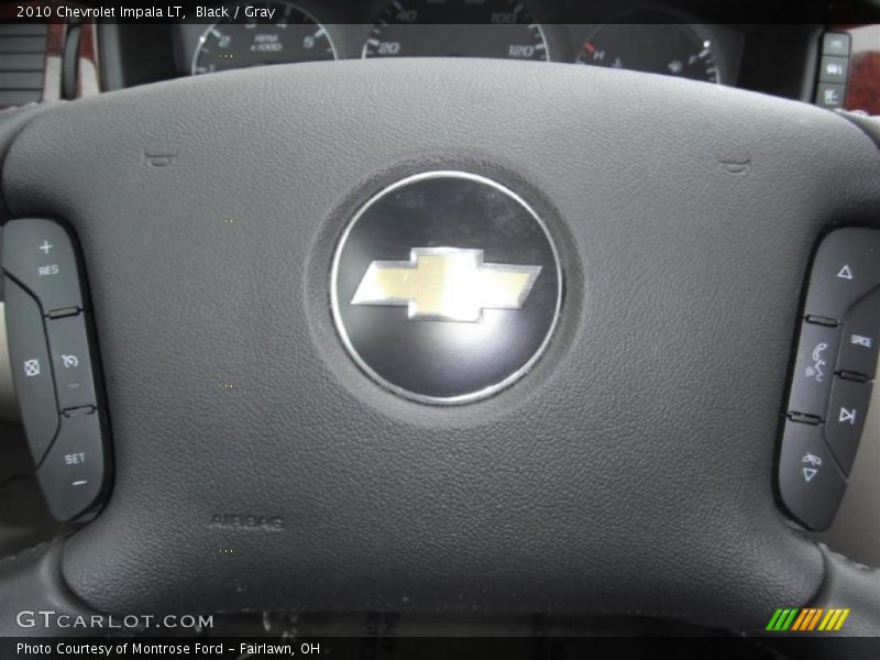 Black / Gray 2010 Chevrolet Impala LT