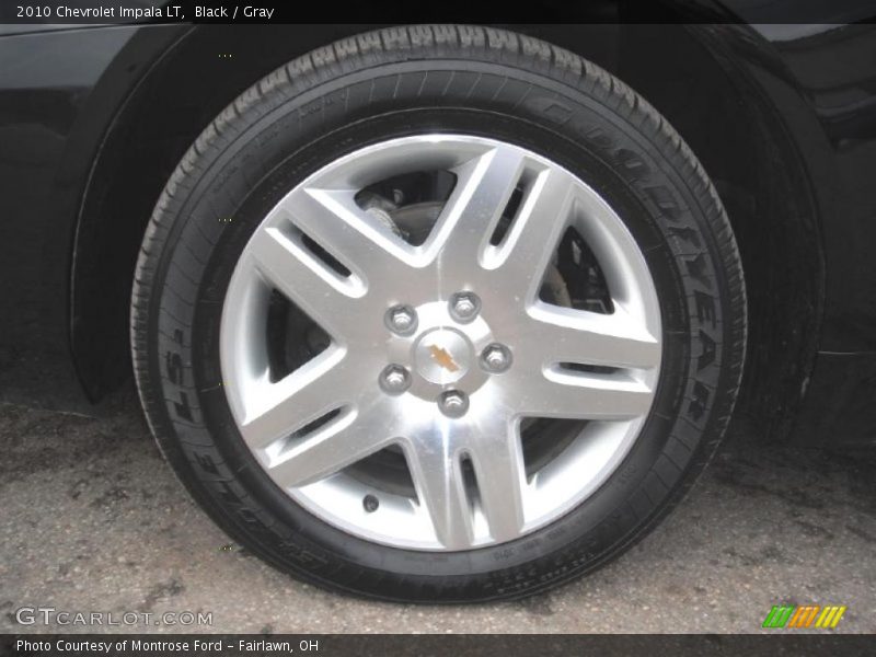 Black / Gray 2010 Chevrolet Impala LT