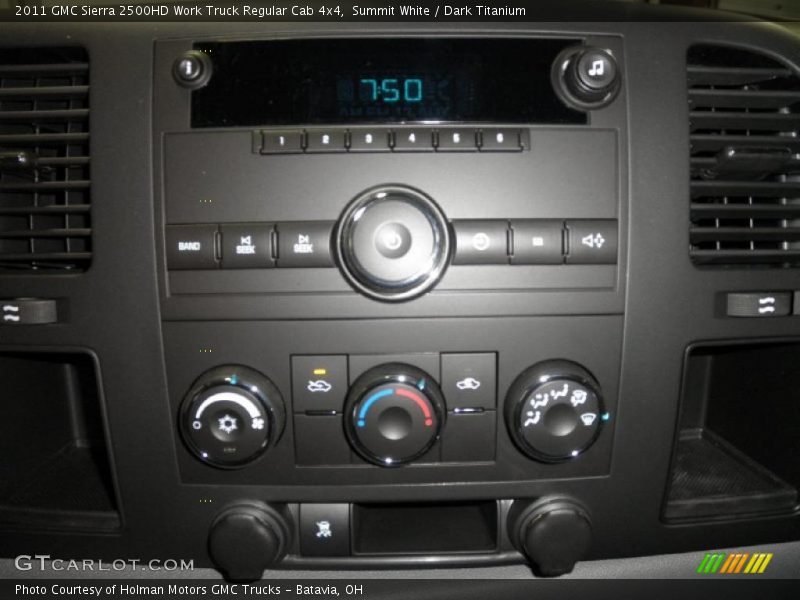 Summit White / Dark Titanium 2011 GMC Sierra 2500HD Work Truck Regular Cab 4x4