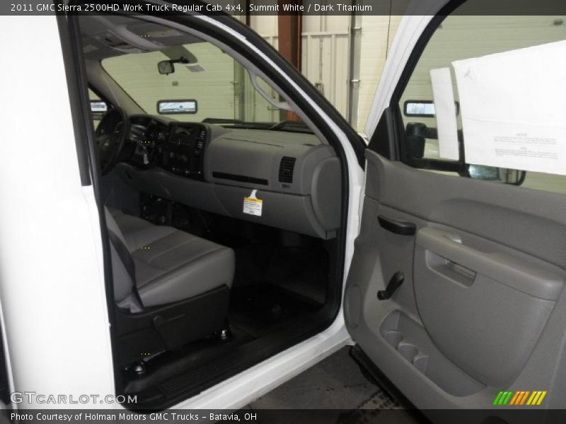 Summit White / Dark Titanium 2011 GMC Sierra 2500HD Work Truck Regular Cab 4x4