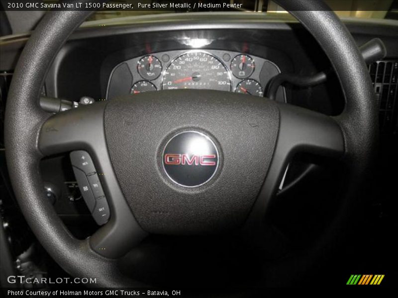 Pure Silver Metallic / Medium Pewter 2010 GMC Savana Van LT 1500 Passenger