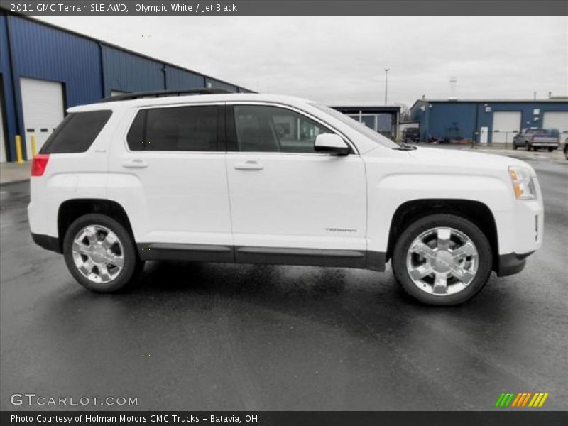 Olympic White / Jet Black 2011 GMC Terrain SLE AWD