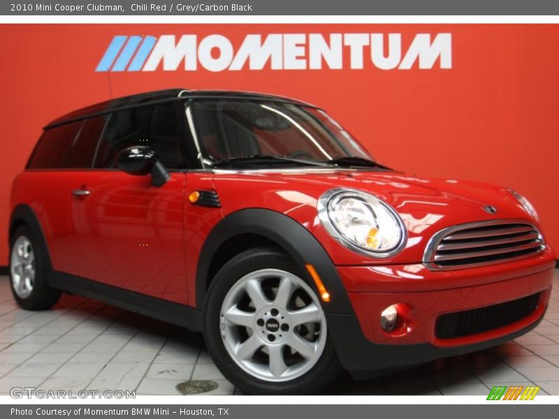 Chili Red / Grey/Carbon Black 2010 Mini Cooper Clubman