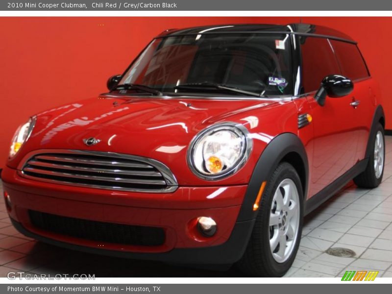 Chili Red / Grey/Carbon Black 2010 Mini Cooper Clubman