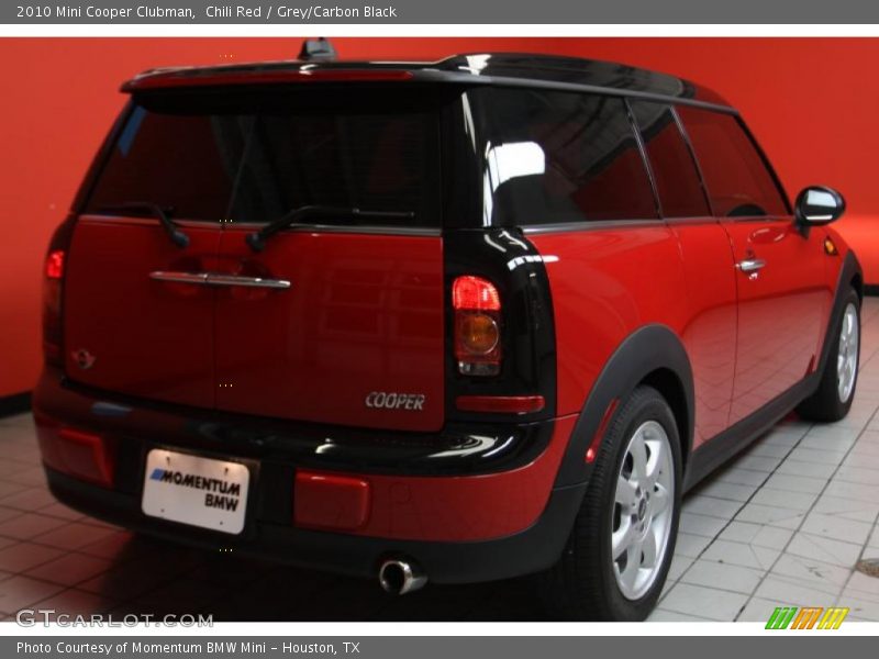 Chili Red / Grey/Carbon Black 2010 Mini Cooper Clubman