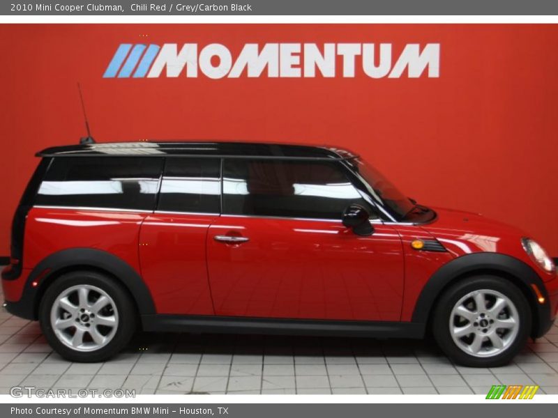 Chili Red / Grey/Carbon Black 2010 Mini Cooper Clubman