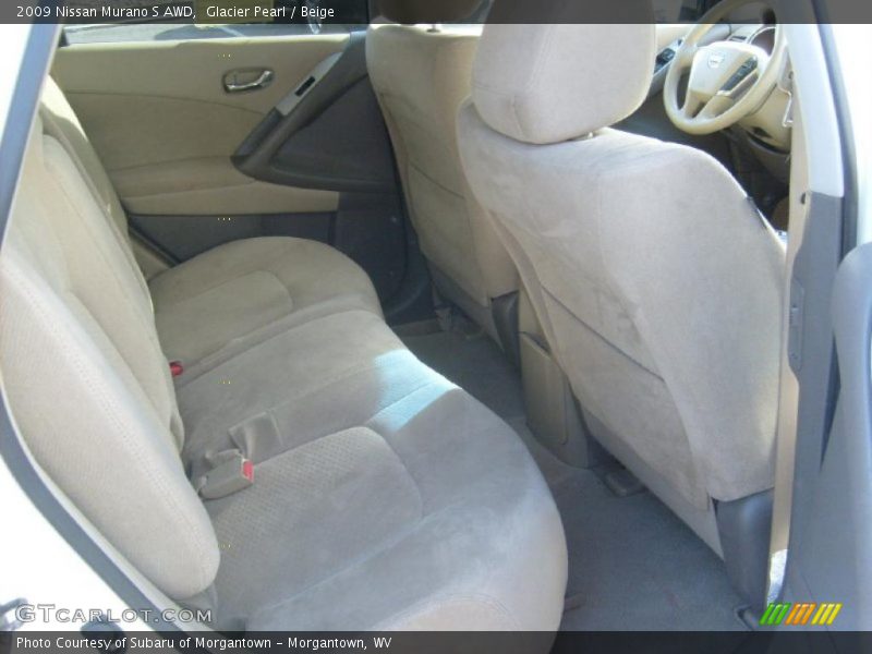 Glacier Pearl / Beige 2009 Nissan Murano S AWD