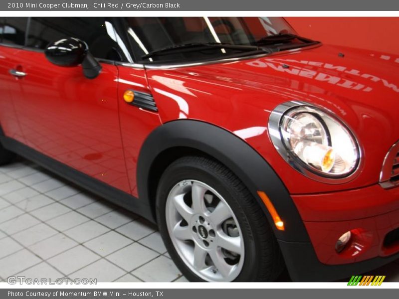 Chili Red / Grey/Carbon Black 2010 Mini Cooper Clubman