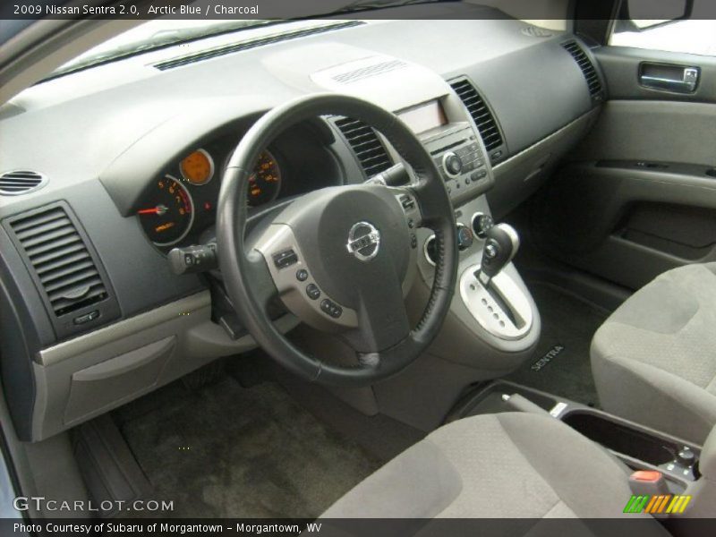 Arctic Blue / Charcoal 2009 Nissan Sentra 2.0
