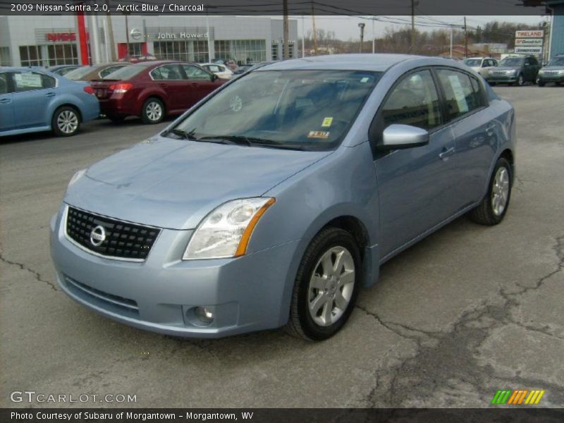 Arctic Blue / Charcoal 2009 Nissan Sentra 2.0