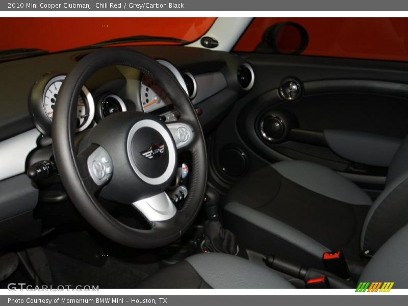 Chili Red / Grey/Carbon Black 2010 Mini Cooper Clubman