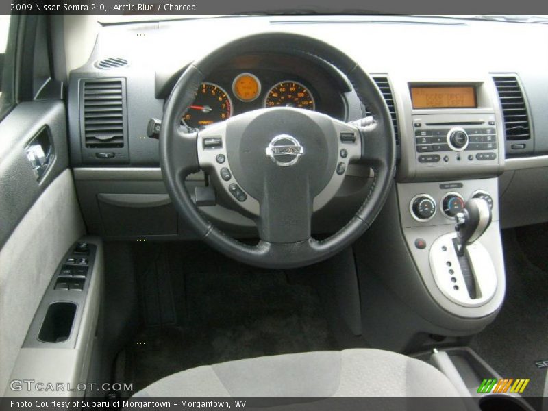 Arctic Blue / Charcoal 2009 Nissan Sentra 2.0