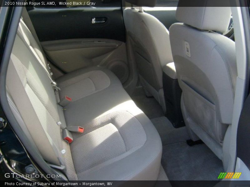 Wicked Black / Gray 2010 Nissan Rogue SL AWD