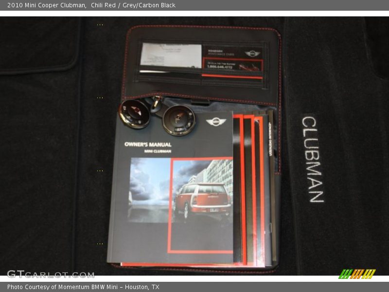 Chili Red / Grey/Carbon Black 2010 Mini Cooper Clubman