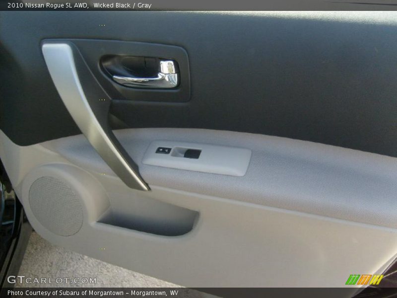 Wicked Black / Gray 2010 Nissan Rogue SL AWD
