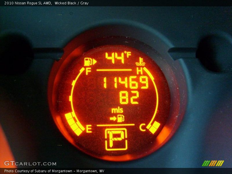 Wicked Black / Gray 2010 Nissan Rogue SL AWD