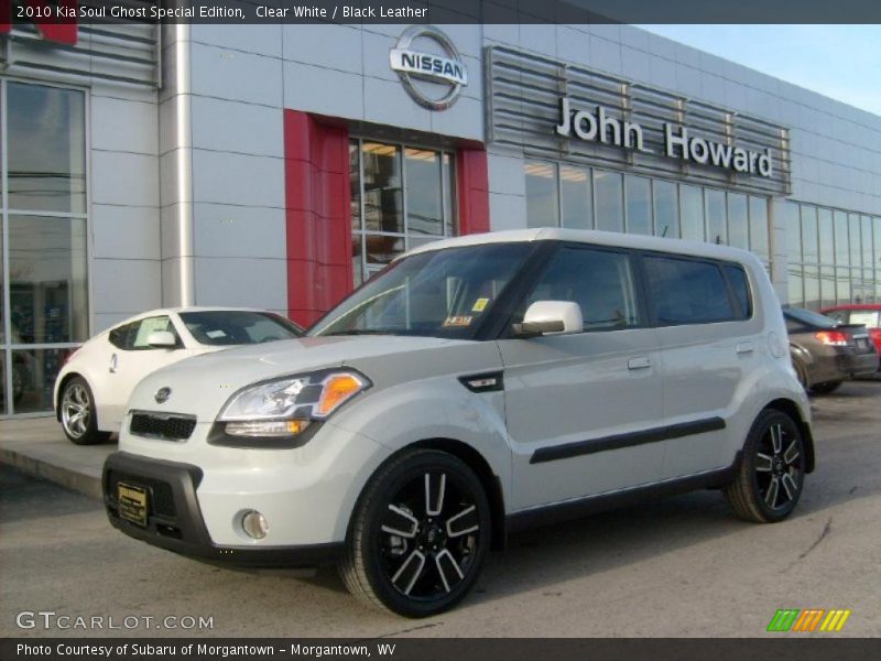 Clear White / Black Leather 2010 Kia Soul Ghost Special Edition