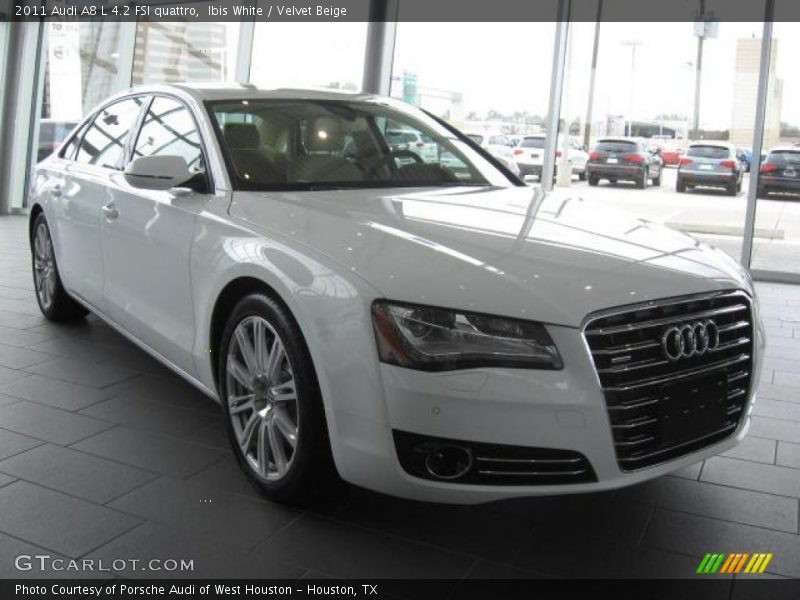 Front 3/4 View of 2011 A8 L 4.2 FSI quattro