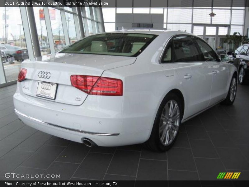  2011 A8 L 4.2 FSI quattro Ibis White