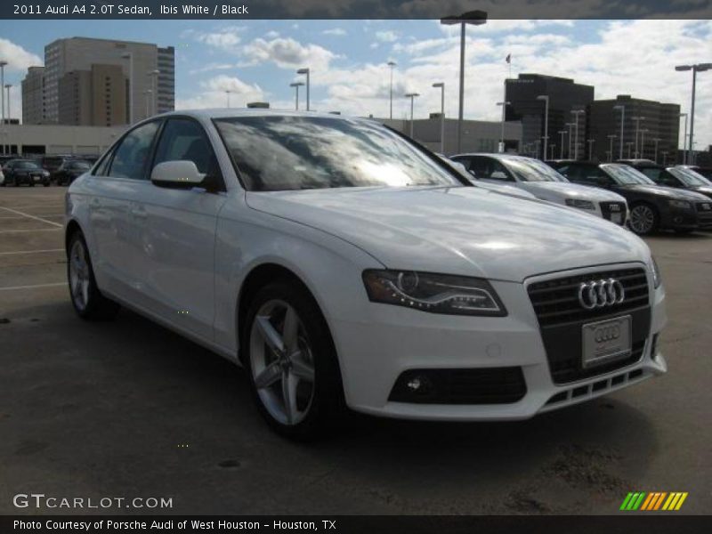 Ibis White / Black 2011 Audi A4 2.0T Sedan