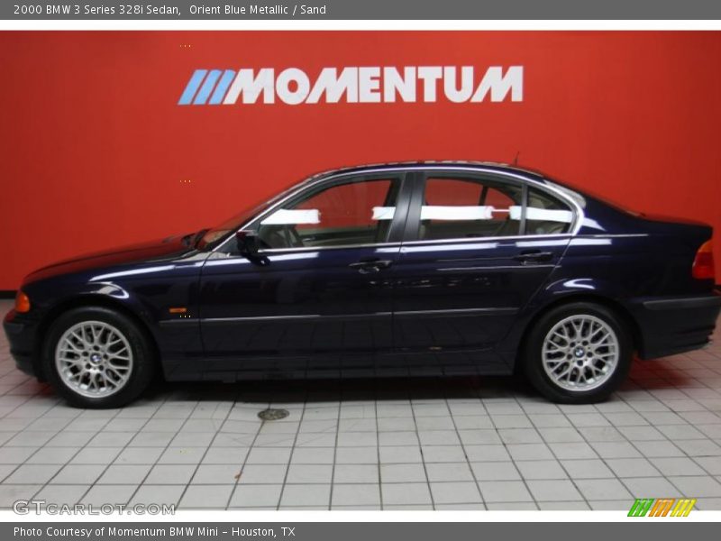 Orient Blue Metallic / Sand 2000 BMW 3 Series 328i Sedan
