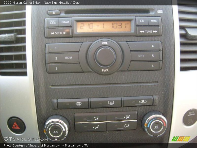 Navy Blue Metallic / Gray 2010 Nissan Xterra S 4x4
